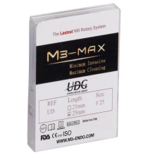 M3 Max (25*2%) Rotary File 4 pcs per pack